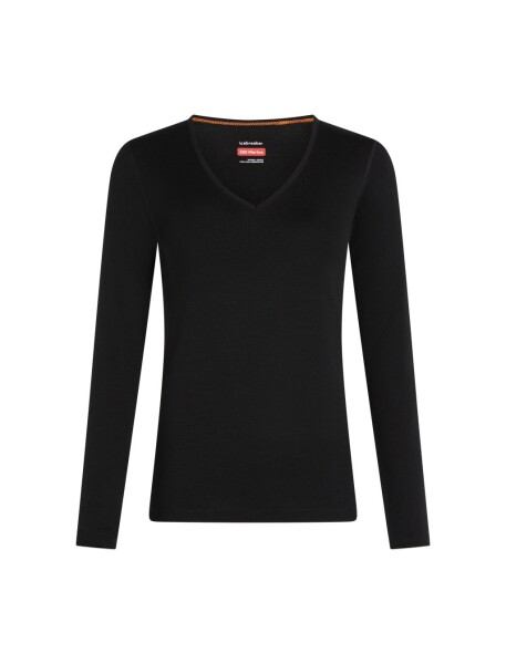 ICEBREAKER Wmns Merino 260 Tech LS V Neck, Black (vzorek) velikost: S