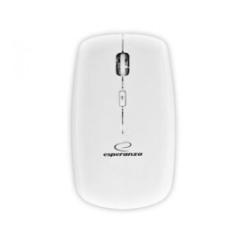 Esperanza EM120W Saturn bílá / bezdrátová optická myš / 1600 DPI / 2.4 GHz / USB přijímač / 4 tl.+kolečko (EM120W)