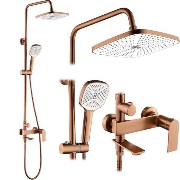 REA - Sprchový set STORM COPPER BRUSH REA-P3000