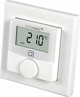 Homematic IP Nástěnný termostat se senzorem vlhkosti / IP20 / napájení 2x AAA (HmIP-WTH-2)