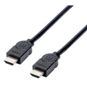 Manhattan High Speed černá / HDMI kabel / HDMI (M) - HDMI (M) / 1,5 m / ARC / 10,2 Gbit/s / pozlacené konektory (355308)