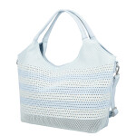 Elegantní dámská kabelka do ruky Carlita, světle modrá