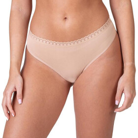 Dámská tanga DAILY MICRO THONG - BELLINDA - tělová XL