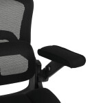 Kancelářská židle, houpací mechanismus, černá látka, KA-N1313 BK