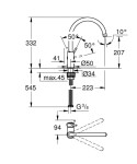 GROHE - Start Classic Dřezová baterie, chrom 31553001