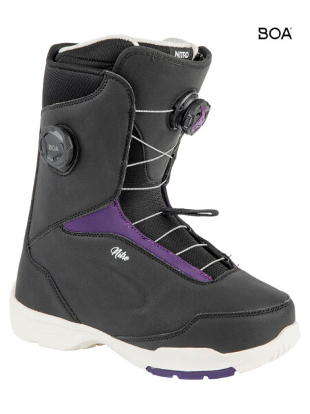 Nitro SCALA BOA black-purple dámské boty na snowboard - 40,7EUR