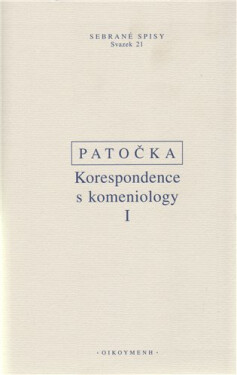 Korespondence komeniology Jan Patočka