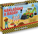 Náklaďáky bagry Box magnety