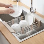 REA - Teleskopický odkapávač na dřez P14487B Beige HOM-09975
