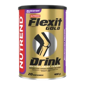 Kloubní výživa Flexit Gold Drink - Nutrend (černý rybíz, 400 g) (42655-1-400g-blackcurrant)