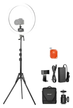 Neewer SRP18C / Kruhové LED světlo / průměr 48 cm / RGB / 2500-10000K / se stativem (SRP18C)