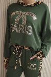 Set Paris Sweatshirt + Hose khaki UNI