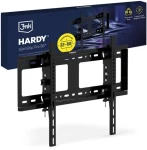 3mk Hardy SlimGrip Pro 80 / Držák TV na zeď / 32-80" / VESA 600x400 / nosnost 80 kg (5903108744867)