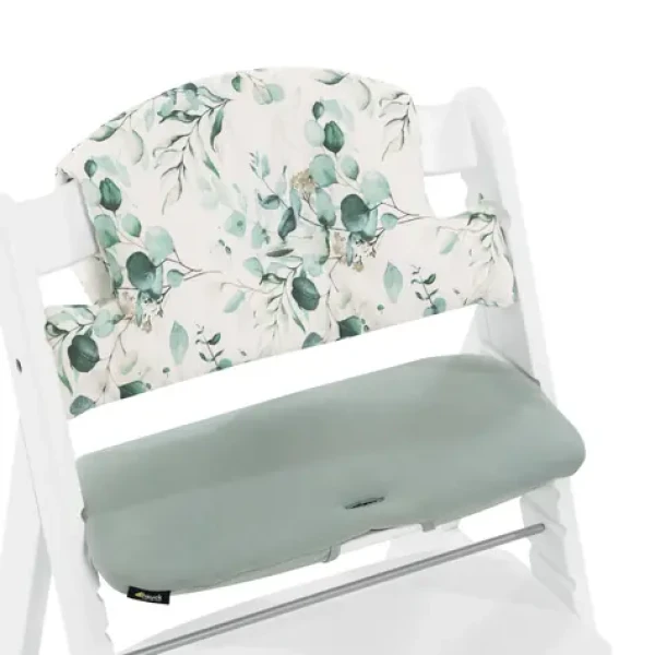 Hauck Polstrování Select na židličky Alpha+,Beta+ a Arketa, Jersey Leaves, Mint (HK667491)