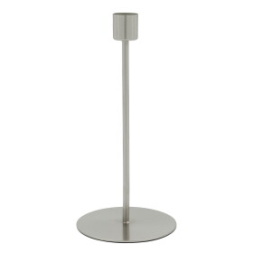 House Doctor Kovový svícen Anit Silver 20 cm, stříbrná barva, kov