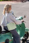 Crossbody kabelka Reisenthel Daily Shopper XS Puffer iced matcha