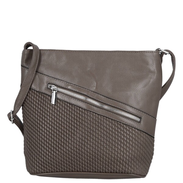 Trendy dámská crossbody kabelka Suli, kávová
