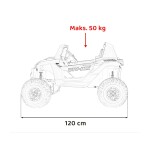 Mamido Elektrické autíčko Buggy UTV-MX 2000N 4x4 bílé