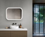 Zrcadlo se senzorem SAT Mood 60x80 cm bílá SATZMOOD6080BI SATZMOOD6080BI