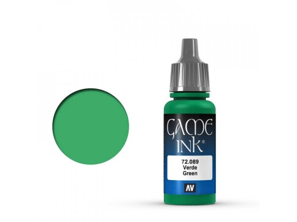 Vallejo Game Color 72089 Green Ink 18 ml