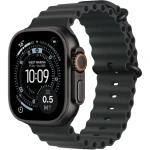 Apple Watch Ultra 3 (2025) GPS+Cellular 49mm Černé titanové tělo - Černý oceánský řemínek / 130-200mm (MF0J4QC/A)