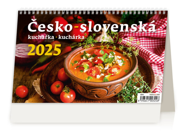 Stolní kalendář 2025 Česko-slovenská kuchařka