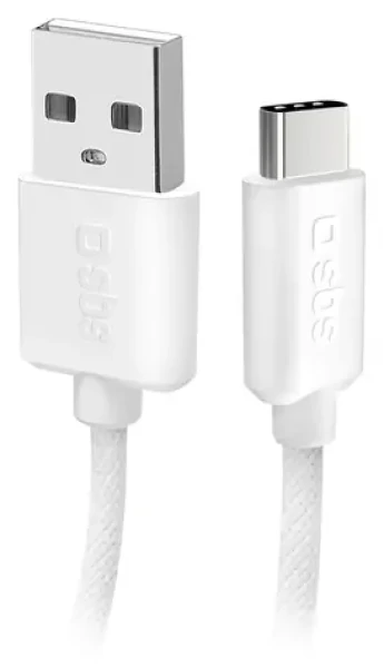 SBS USB-C - USB-A šedá / Kabel / 10 W / opletený / 1,5 m
