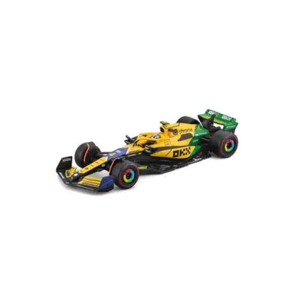Bburago RACE Formule F1 v dekorativním boxu - McLaren MCL38 (2024) Senna Edition #4 Norris