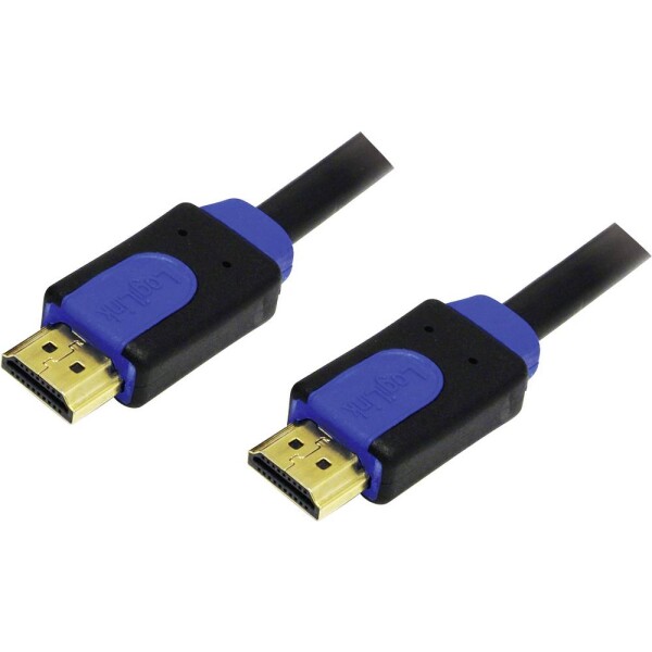 LogiLink HDMI kabel Zástrčka HDMI-A, Zástrčka HDMI-A 5.00 m černá CHB1105 4K UHD HDMI kabel