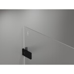 MEXEN/S - Lunar-F Duo sprchový kout skládací dveře 100 x 70 cm, transparent, černá 836-100L-070P-70-00