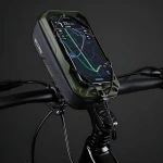WILDMAN GX330 zelená / Pouzdro pro mobilní telefon na řídítka / cca 1 l / voděodolné (GX330)