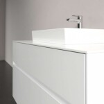 VILLEROY & BOCH - Collaro Umyvadlová skříňka, 100x55x50 cm, 2 zásuvky, Glossy White C01600DH