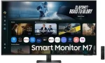 32" Samsung Smart M7 LS32FM700U černá / Monitor / VA / 3840x2160 / 60Hz / 300cd/m2 / Wi-Fi + BT / VESA (LS32FM700UUXDU)