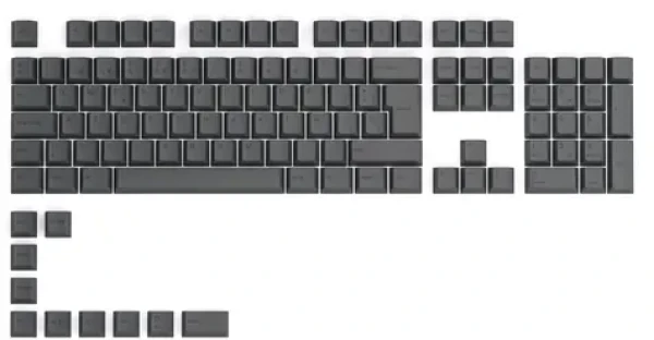 Glorious vyměnitelné klávesy GPBT ES Black Ash / 115 ks / ES layout / Cherry MX(+) (GLO-KC-GPBT-B-ES)