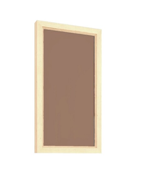 Okno do sauny 92x490x890mm bronze osika CSW59BRASL