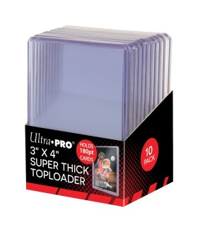 Ultra PRO Plastový Obal Na Hokejové Karty UP Toploader Super Thick 180 pt 10 ks