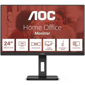 23.8" AOC 24E3QAF černá / IPS / 1920x1080 / 16:9 / 4ms / 1000:1 / 300cd-m2 / HDMI + DP + VGA / VESA (24E3QAF)