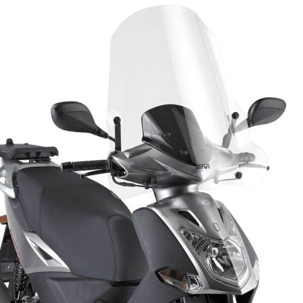 440A plexi čiré Kymco Agility 50-125-150 R16 (08-13)/50-125-200 (14-25), vxš660x640 mm, použij sadu