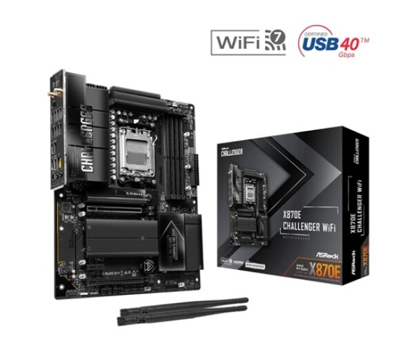 ASRock MB Sc AM5 X870E Challenger WiFi, AMD X870E, 4xDDR5, 1xHDMI, 2xUSB4, WiFi EDF_1883147