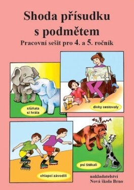 Shoda přísudku podmětem pracovní sešit pro