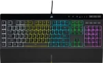 Corsair K55 RGB PRO US černá / Herní klávesnice / RGB LED podsvícení / US layout / USB (CH-9226765-NA)