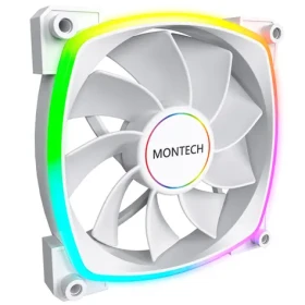 Montech RX140 PWM ARGB Reverse bílá / 140mm / 27.9 dB @ 1600 RPM / 90.5 CFM / 4-Pin PWM + 3-Pin (RX140W)
