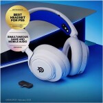 SteelSeries Arctis Nova 7P bílá / Herní bezdrátová sluchátka / BT + USB-AUSB-C / mikrofon (61561)