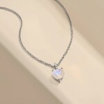 Royal Fashion stříbrný náhrdelník GU-DR20246N-SILVER-MOONSTONE-TOPAZ