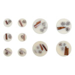 Stoneglow Vonný vosk do aromalampy Palo Santo/Amber – 10 ks, 124 g, přírodní barva, vosk