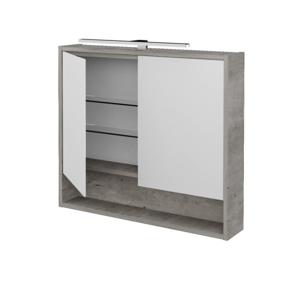 Dřevojas - Dvoudveřová galerka FOCUS GA2OE 80 - D01 Beton 283919