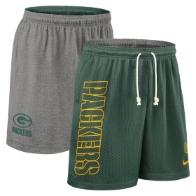 Nike Pánské kraťasy Green Bay Packers NFL 2025 Sideline Reversible Mesh Dri-FIT Shorts Velikost: 3XL