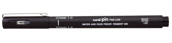 Liner PIN, mm, černý
