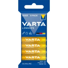Varta Longlife Baterie AAA 8ks / 1.5V / alkalická / v blistru (168604)
