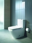 DURAVIT - DuraStyle Splachovací nádrž 39x17 cm, připojení dole vlevo, bílá 0935100005